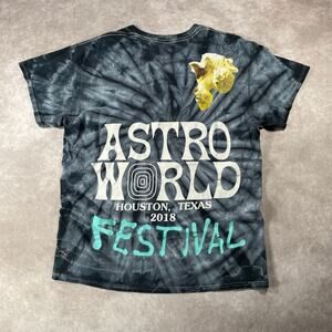 2018 Travis Scott Astroworld Festival Tie Dye T-shirt